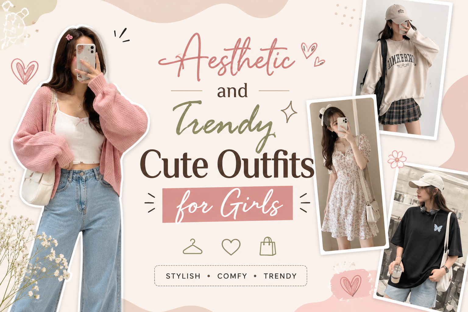 Aesthetic and Trendy Cute Outfits for Girls